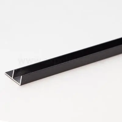 Комплектующие к стеновым панелям планка мщ угловая соединительная 6 мм (f-образная), черная