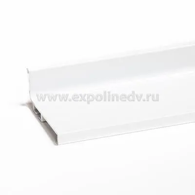 Белый глянец ручка-профиль gola l-образная, premium line, 4100мм, белый