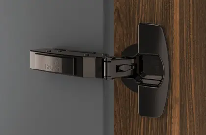 Петли мебельные Hettich (Германия) петля hettich sensys накладная 110°, черный обсидиан, с доводчиком