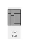 Кухонные органайзеры Hettich кухонный органайзер orgatray 590 для atira, гл. 470мм, шир. 357мм, в базу на 450мм, белый