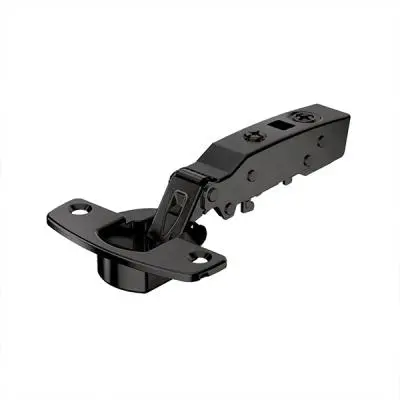 Петли мебельные Hettich (Германия) петля sensys угол 110° push to open накладная, черный обсидиан