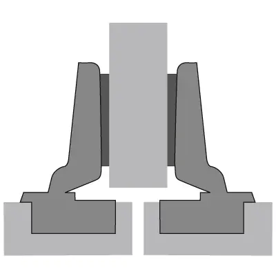 Петли мебельные Hettich (Германия) петля hettich intermat вкладная 110°, push to open