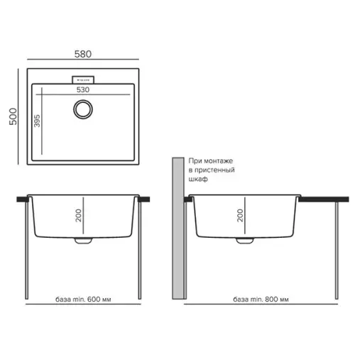 Мойки Tolero мойка кухонная tolero loft модель tl 580 грей
