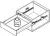 Ящики Matrix Box A комплект ящика matrix box slim a, с доводчиком, nl-550*89мм, серый