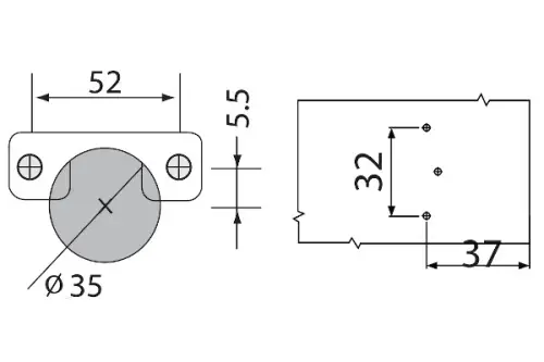 Петли мебельные Samsung IREX (Корея) петля samsung irex вкладная 110°, с доводчиком, с мп (еврошурупы 2шт) new