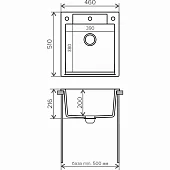 Мойки Polygran мойка кухонная polygran модель argo 460 черный