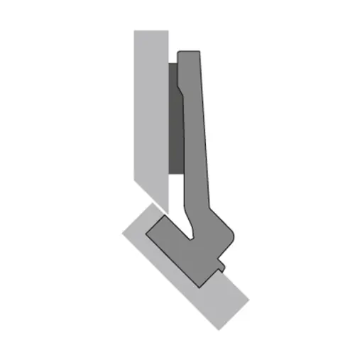 Петли мебельные Hettich (Германия) петля hettich intermat вкладная 45°, push to open