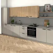 Стеновая панель ДСП EGGER стеновая панель алюминий мелкоматированный/спаркл грэйн рустикальный, egger 4100х640х8мм