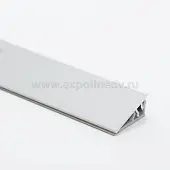 Бортики для столешниц 113, 118, TwinC, Mini plus, Generics бортик для столешницы  алюминиевый premium line, серебристый матовый, 4,2м