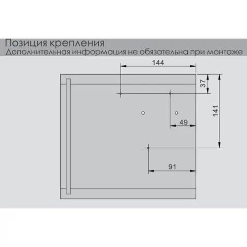 Подъемники поворотные подъемник dtc top stay sq new push (250-500мм), индекс 1800-4000, серый