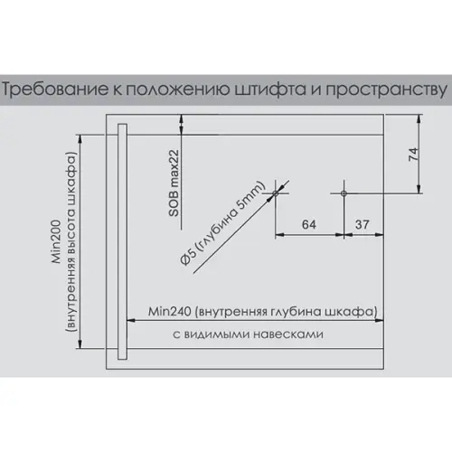 Подъемники поворотные подъемник dtc top stay sq new (250-500мм), индекс 1600-3600, серый