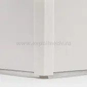 Цоколь кухонный белый матовый заглушка для цоколя 100 мм (угол 135° (18802561014))