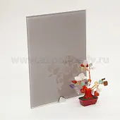 Стекло интерьерное Китай полосы стекло окрашенное тёмно-серое, 4мм (915*2440) с плёнкой