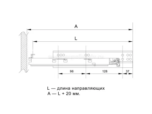 Направляющие скрытого монтажа Samsung IREX направляющие скрытого монтажа samsung irex, 400мм, с доводчиком