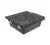 Наполнение серия ELITE корзина для одежды gtv elite 560*490*200мм из ротанга с доводчиком, графит
