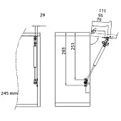 Газлифты Samsung IREX газовый лифт samsung irex с доводчиком, грузопод. 40n