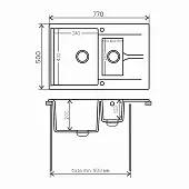 Мойки Polygran мойка кухонная polygran модель brig 770 черный