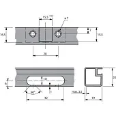Петли мебельные Hettich (Германия) петля hettich sensys полунакладная 95° для алюминиевых рам, с доводчиком