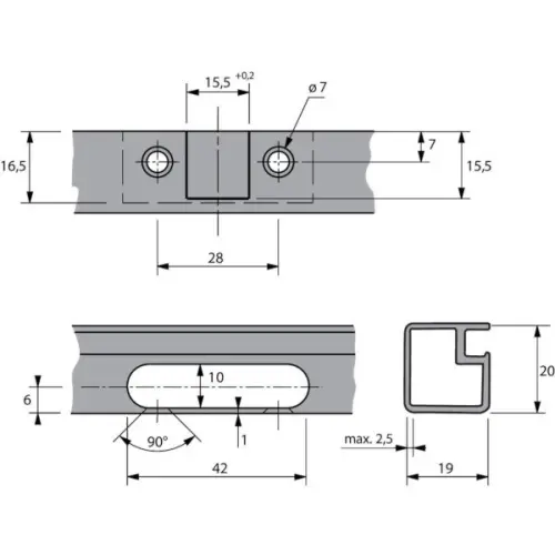 Петли мебельные Hettich (Германия) петля hettich sensys полунакладная 95° для алюминиевых рам, с доводчиком
