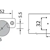 Петли мебельные Samsung IREX (Корея) петля samsung irex угловая 180°, с доводчиком, с мп
