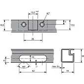 Петли мебельные Hettich (Германия) петля hettich sensys вкладная 95° для алюминиевых рам, с доводчиком