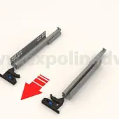 Комплекты направляющих Hettich скрытого монтажа комплект направляющих скрытого монтажа hettich quadro v6-p, 300мм, с функцией выдвижения push to open