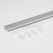 Профиль для светодиодных лент 8мм профиль gls 2.0м врезной 2507e для led-ленты с рассеивателем, алюминий