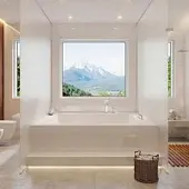 Стекло интерьерное AGC полосы стекло matelux crystalvision, 4мм (700*2550) 