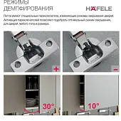 Петли мебельные Hafele петля мебельная hafele salice silentia+ угловая 45° с доводчиком, 48мм