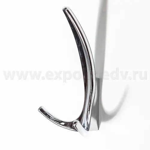 Крючки крючок 543 2x рожковый, хром