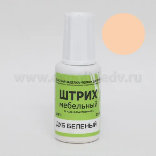 Штрих мебельный штрих мебельный, дуб беленый